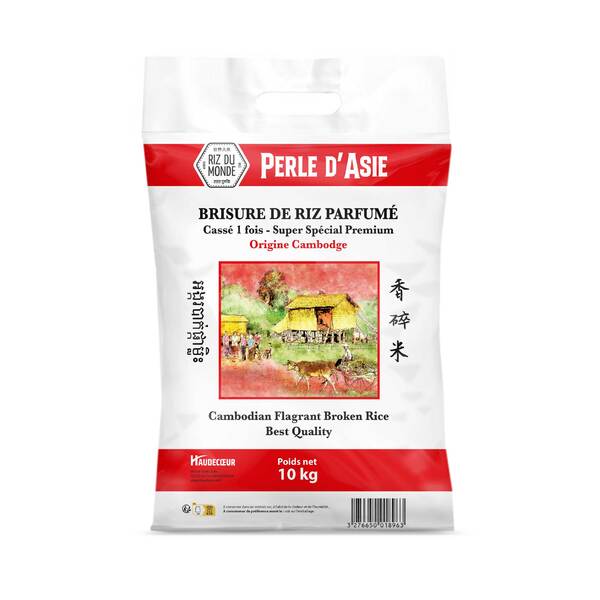 Brisure de riz Cambodge casséx1 Perle d'Asie 10kg Riz du Monde